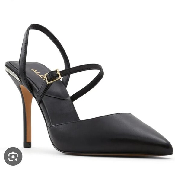 ALDO Axelle Ankle Strap Pointed Toe Pump Womens Heels - Picture 1 of 6